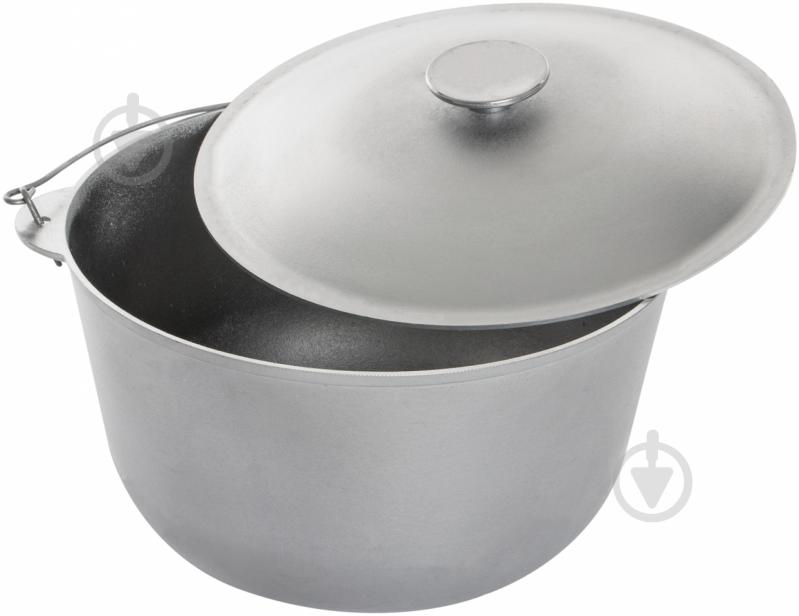 Казан походный Biol алюминиевый с дужкой и крышкой К1500Т - фото 2