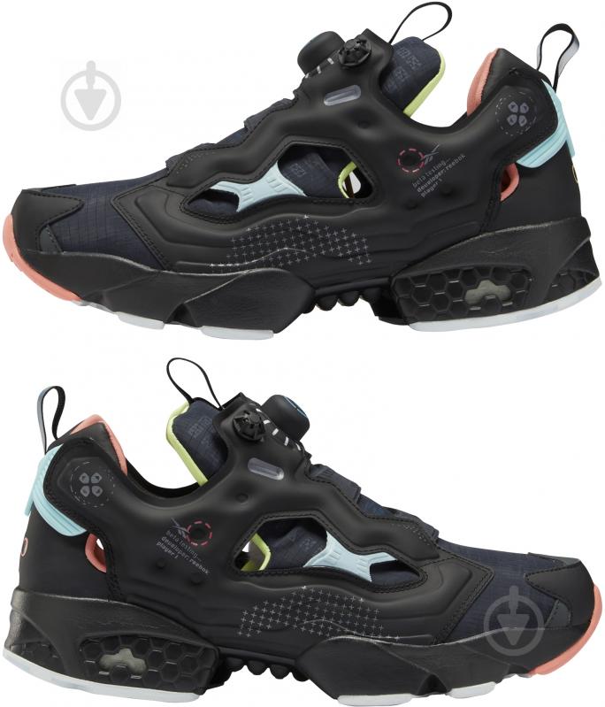 Кросівки чоловічі демісезонні Reebok INSTAPUMP FURY OG FY6778 р.42,5 чорні - фото 2