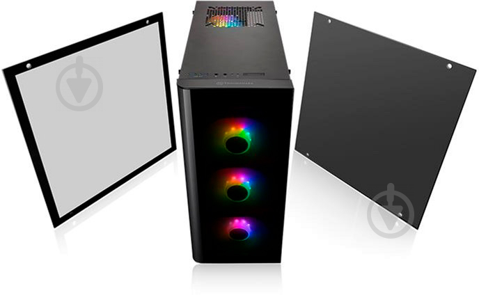 Корпус Thermaltake View 21 Tempered Glass RGB Plus Edition Black (CA-1I3-00M1WN-05) - фото 9