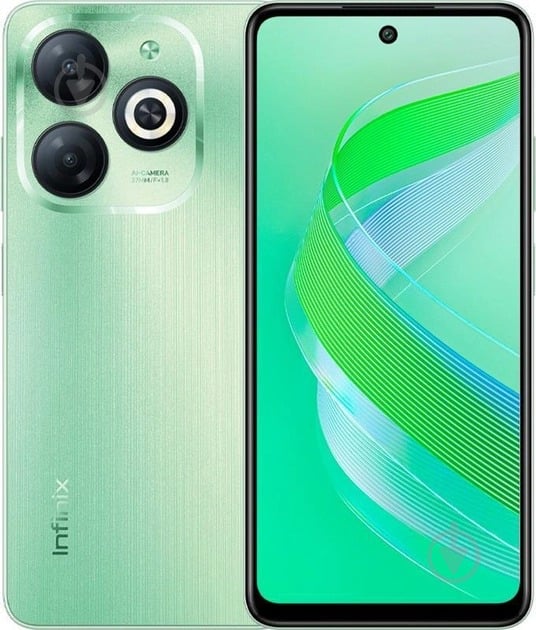 Смартфон Infinix Smart 8 4/64GB crystal green - фото 1