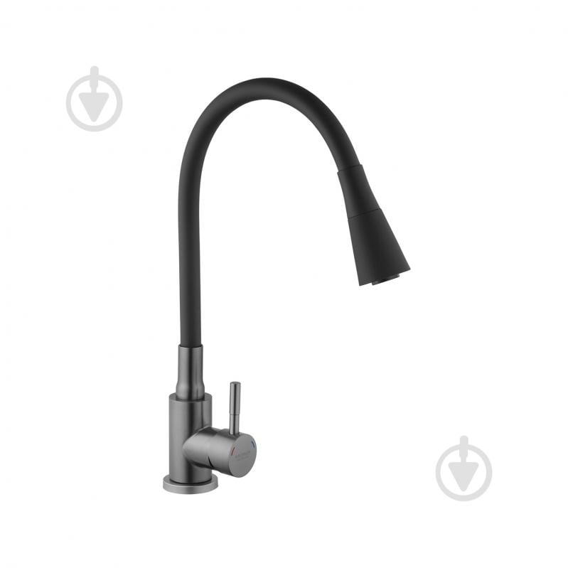 Смеситель для кухни Kroner KRP Edelstahl Klassisch - PVD031BLK - фото 1 Смеситель для кухни Kroner KRP Edelstahl Klassisch - PVD031BLK - фото 1