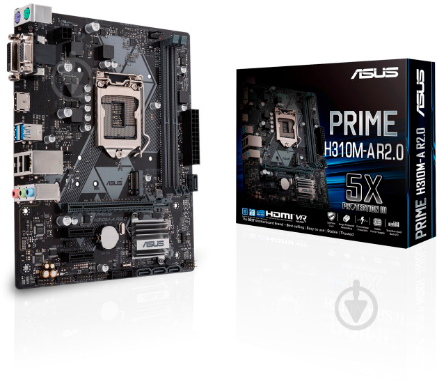 Материнська плата Asus 90MB0Z10-M0EAYC (LGA 1151, Intel H310, mirco ATX) - фото 5