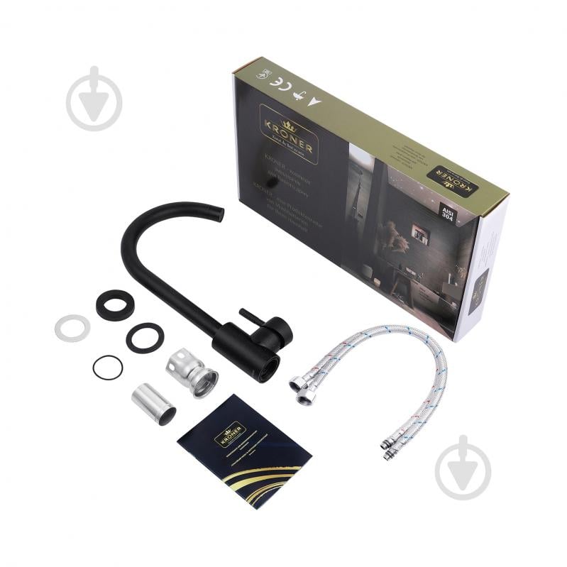 Смеситель для кухни Kroner KRP Edelstahl Klassisch - SCH035 - фото 9 Смеситель для кухни Kroner KRP Edelstahl Klassisch - SCH035 - фото 9