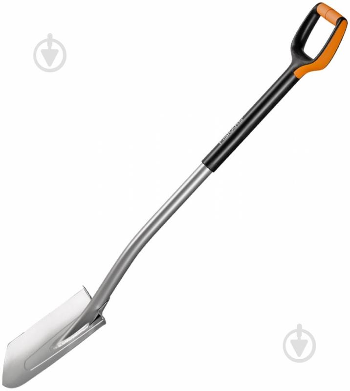 Лопата Fiskars Xact велика з держаком-ручкою 131483 - фото 2