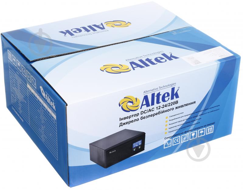 Преобразователь напряжения Altek с зарядным устройством ASK12 600VA/480W DC12V 109413 - фото 6