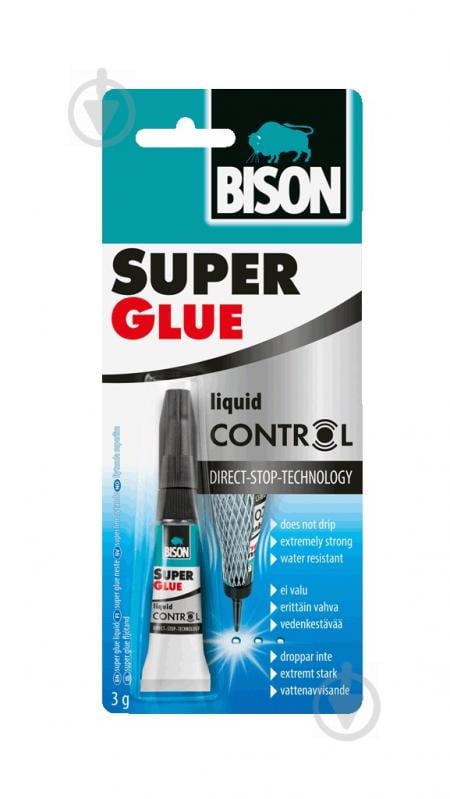 Суперклей Bison Liquid Control 3 г - фото 1