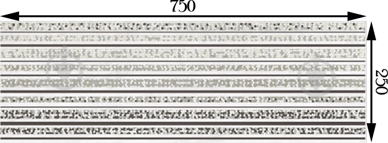 Плитка Opoczno Мироу грей гео линии 25х75 - фото 3