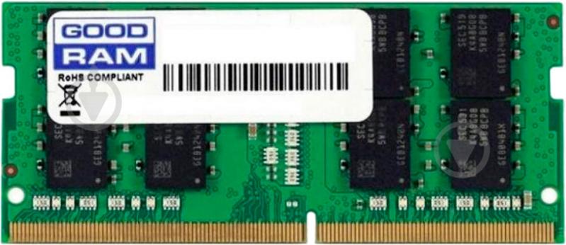 Оперативна пам'ять Goodram DDR4 SDRAM 8 GB (1x8GB) 2666 MHz (GR3200S464L22S/8G) - фото 1