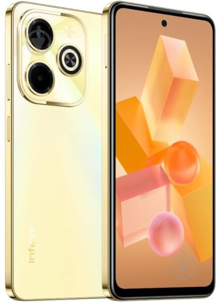 Смартфон Infinix HOT 40I 8/128GB horizon gold - фото 2