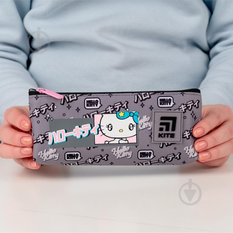 Пенал 680 Hello Kitty KITE серый - фото 5
