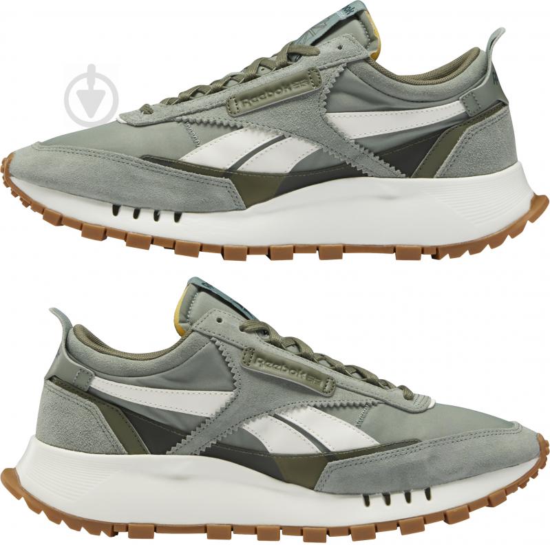 Кроссовки мужские демисезонные Reebok CL LEGACY FY7560 р.41 оливковые - фото 7