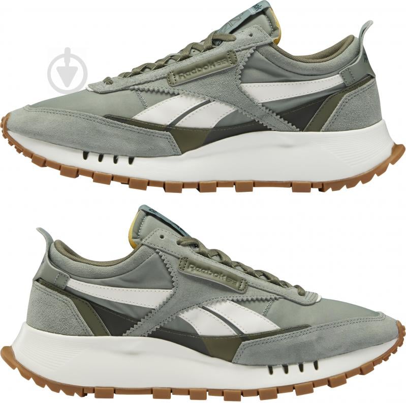 Кроссовки мужские демисезонные Reebok CL LEGACY FY7560 р.42,5 оливковые - фото 7