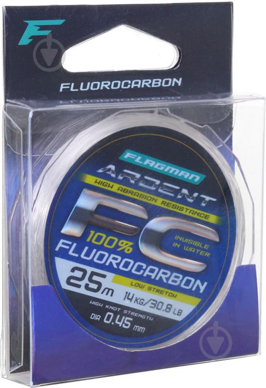 Леска Flagman Ardent Fluorocarbon 25м 0,45мм 14,00кг - фото 2