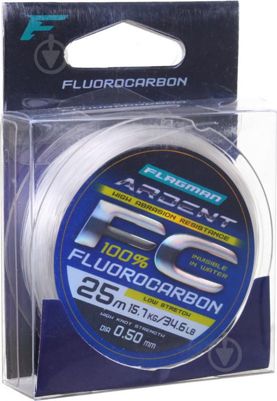 Волосінь Flagman Ardent Fluorocarbon 25м 0,5мм 15,7кг - фото 2