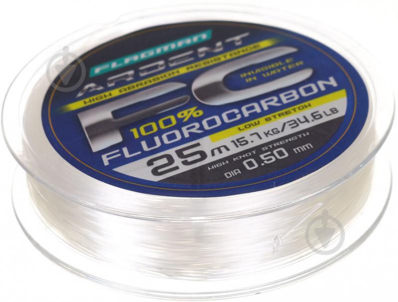 Волосінь Flagman Ardent Fluorocarbon 25м 0,5мм 15,7кг - фото 1