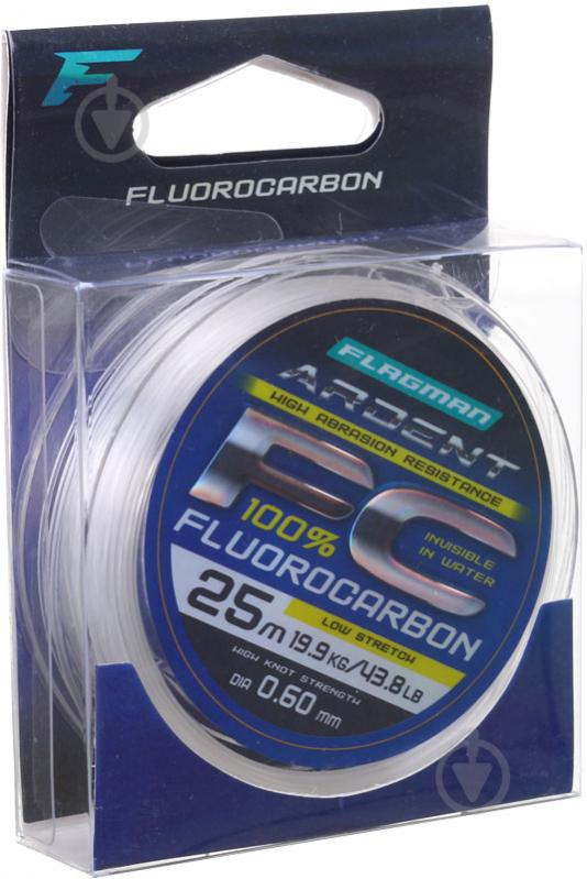 Волосінь Flagman Ardent Fluorocarbon 25м 0,6мм 19,9кг - фото 2