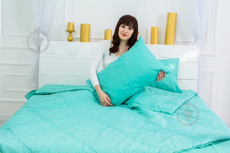 Ковдра антиаллергенна Ecosilk №2347 Mint (2200003027952) 155x215 см MirSon - фото 6