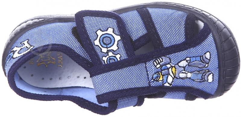 Тапочки для мальчиков для мальчика ТМ МВ р.21 синий 2k5-3a - фото 3
