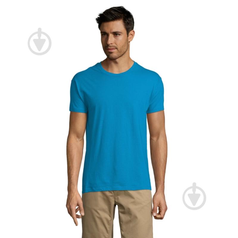 Футболка Sol's REGENT 150 11380321XL р.XL морська хвиля - фото 3 Футболка Sol's REGENT 150 11380321XL р.XL морська хвиля - фото 3