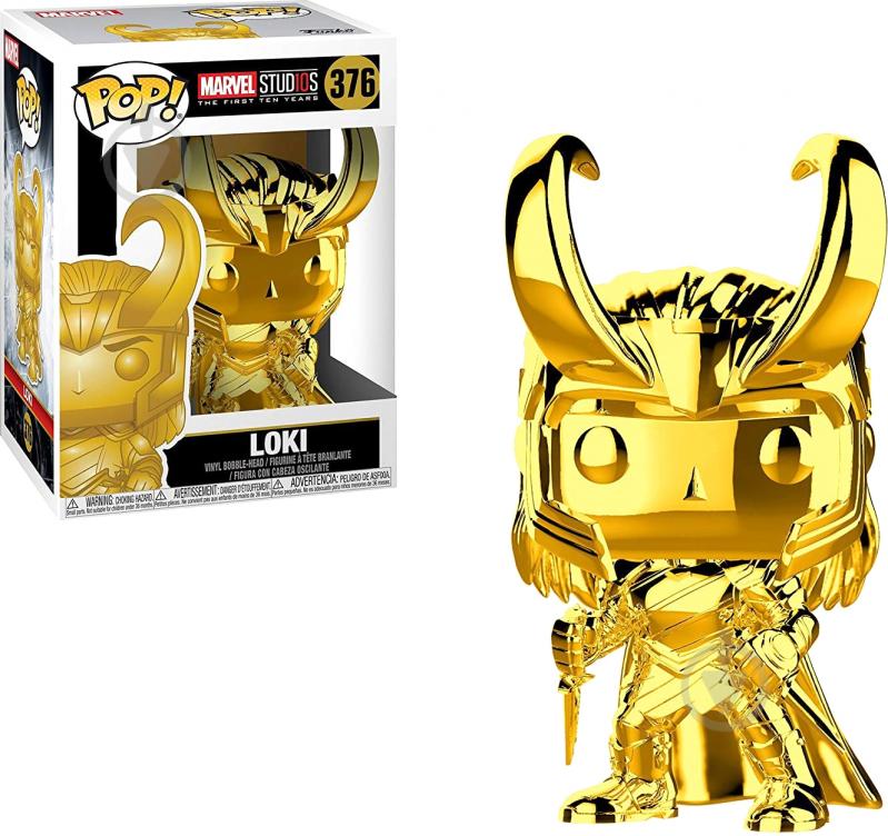Фігурка Funko Pop! серії Золотий хром Локі - фото 2