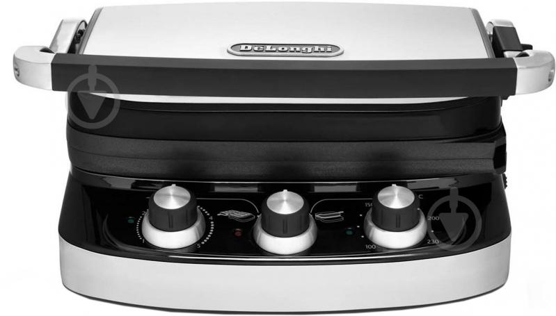 Гриль-барбекю Delonghi CGH 910 Steel BK - фото 2