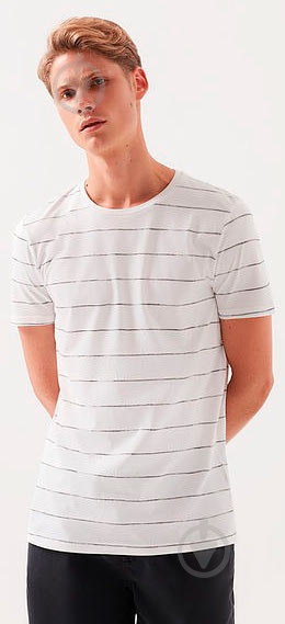 Футболка Mavi STRIPE TEE 065896-620 р.L серый - фото 2