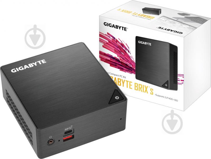 Barebone-неттоп Gigabyte Brix (GB-BRI7H-8550) black - фото 5