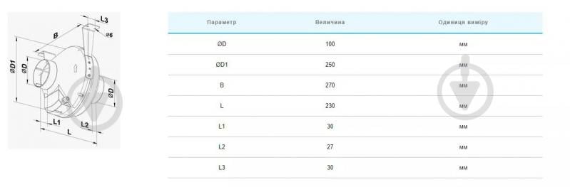 Вентилятор Домовент DOMOVENT 100 ВК - фото 3