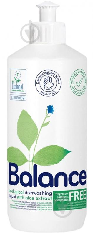 Засіб для ручного миття посуду з екстрактом алое 0,45 л - фото 1