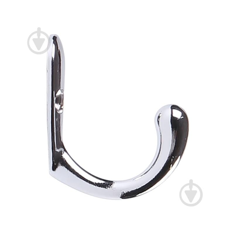 Крючок мебельный  Larvij LK0101CH хром - фото 2
