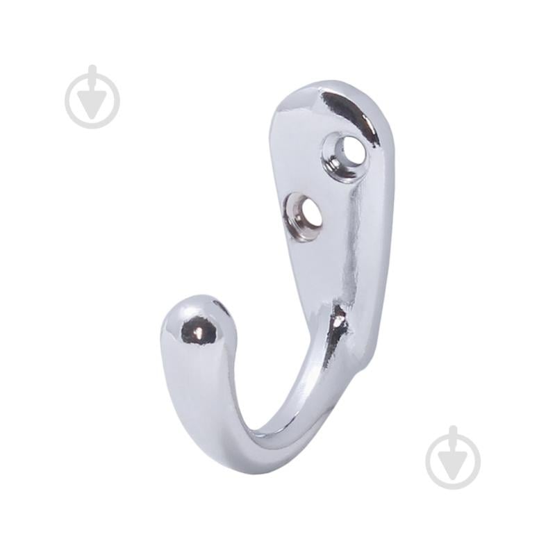 Крючок мебельный  Larvij LK0101CH хром - фото 1