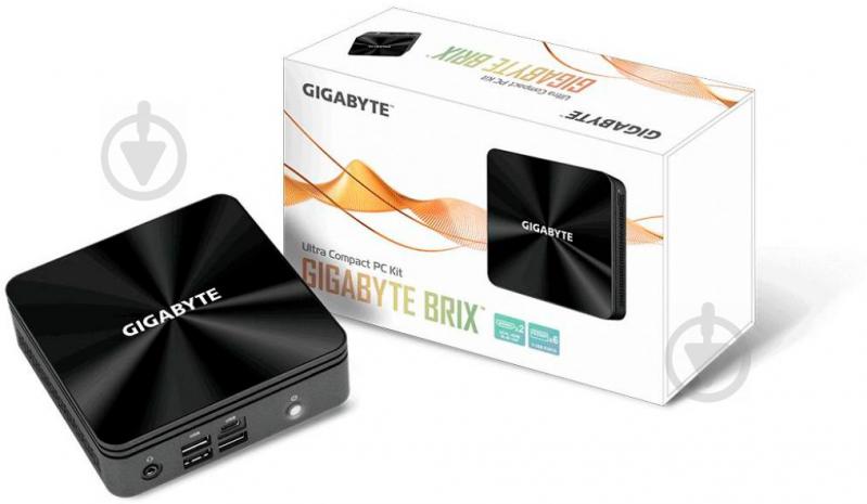 Barebone-неттоп Gigabyte BRIX Ultra Compact PC kit (GB-BRi3-10110) black - фото 6