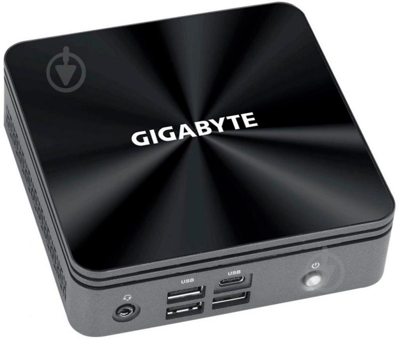 Barebone-неттоп Gigabyte BRIX Ultra Compact PC kit (GB-BRi3-10110) black - фото 1