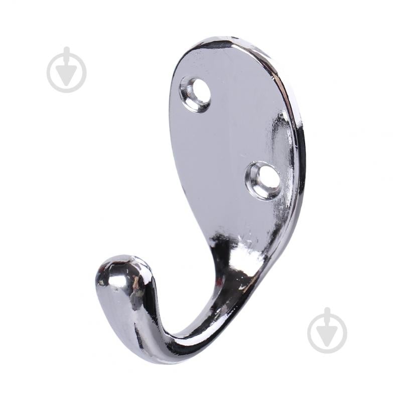 Крючок мебельный  Larvij LK0102CH хром - фото 1