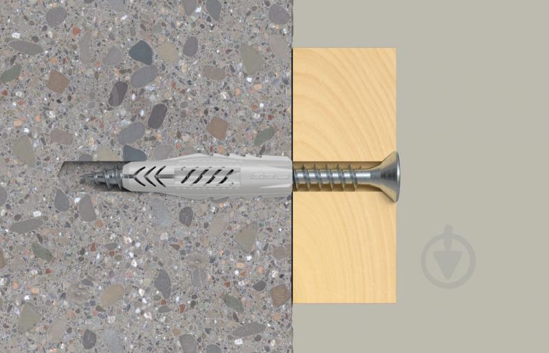 Дюбель универсальный дюбель UX 6x35 с буртом FISCHER 6x35 мм 100 шт. (62756) - фото 2 Дюбель универсальный дюбель UX 6x35 с буртом FISCHER 6x35 мм 100 шт. (62756) - фото 2