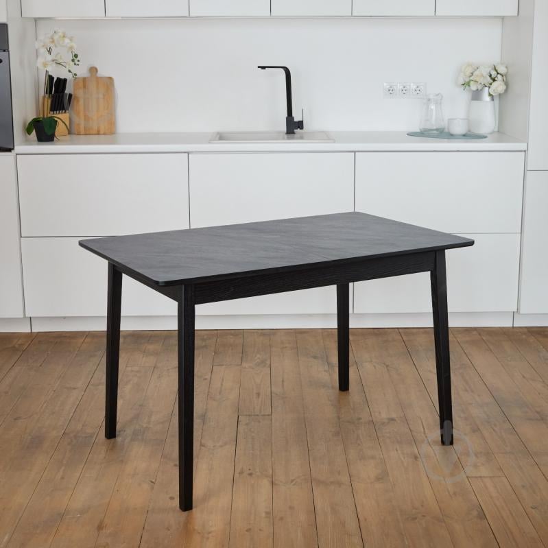 Стол раскладной Спейс 1200(1600)x750x750мм черный/черный - фото 5 Стол раскладной Спейс 1200(1600)x750x750мм черный/черный - фото 5