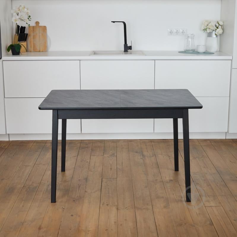 Стол раскладной Спейс 1200(1600)x750x750мм черный/черный - фото 7 Стол раскладной Спейс 1200(1600)x750x750мм черный/черный - фото 7