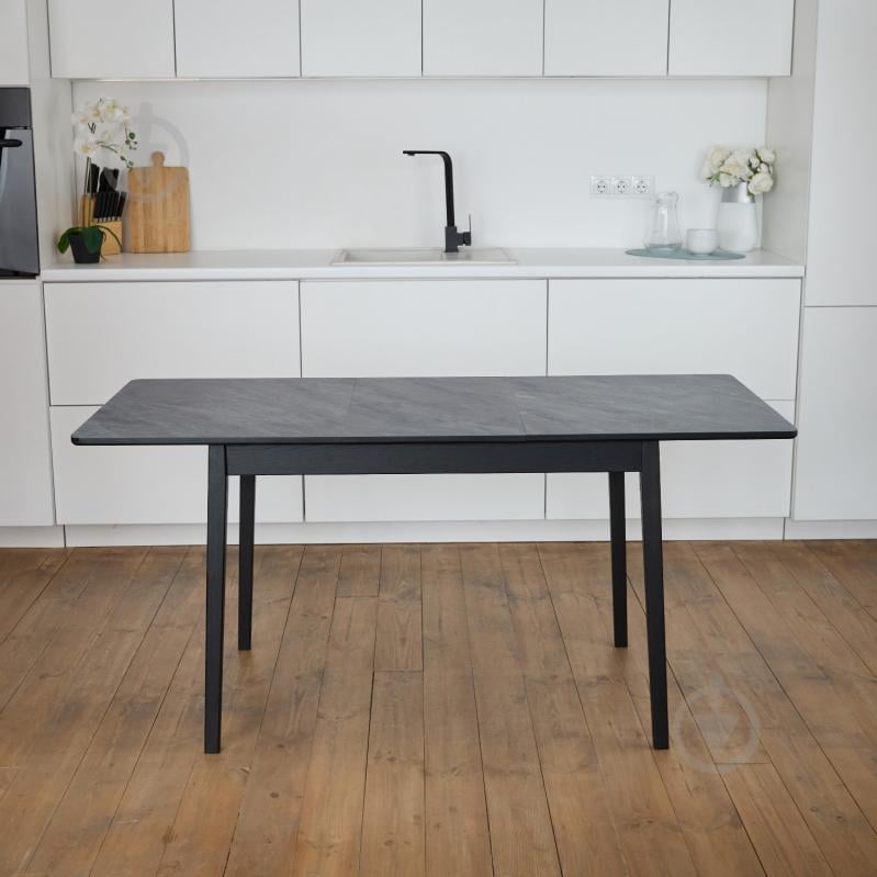 Стол раскладной Спейс 1200(1600)x750x750мм черный/черный - фото 9 Стол раскладной Спейс 1200(1600)x750x750мм черный/черный - фото 9