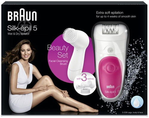 Епілятор Braun SE 5539 Wet&Dry - фото 4