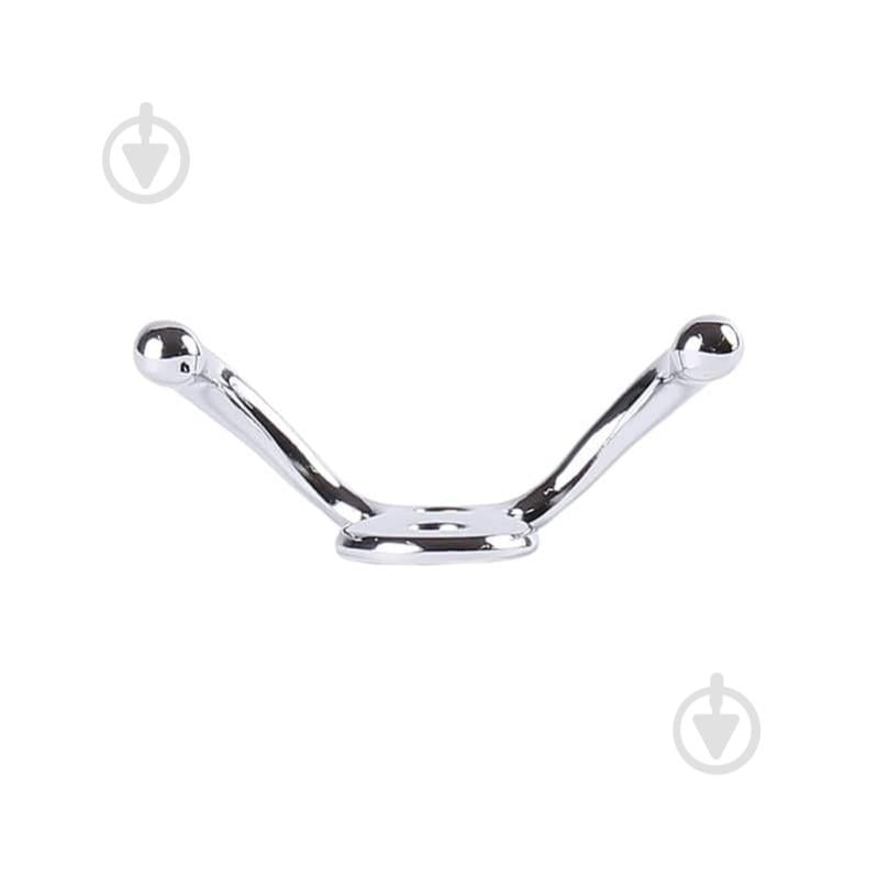 Крючок мебельный  Larvij LK0201CH хром - фото 3