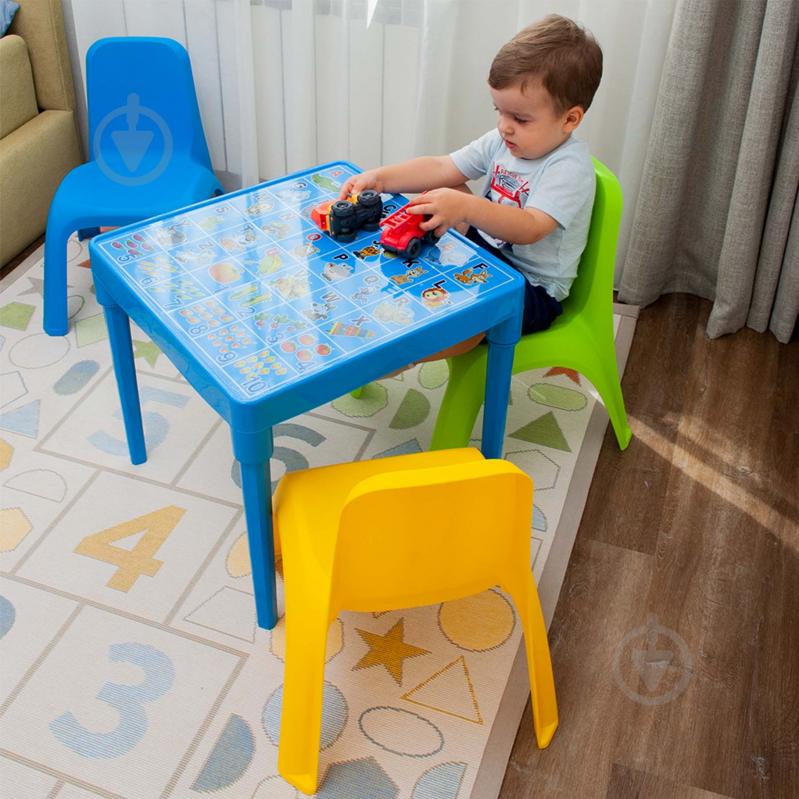 Стул детский Алеана 40,5x42x53 голубой 101062 голубой - фото 5