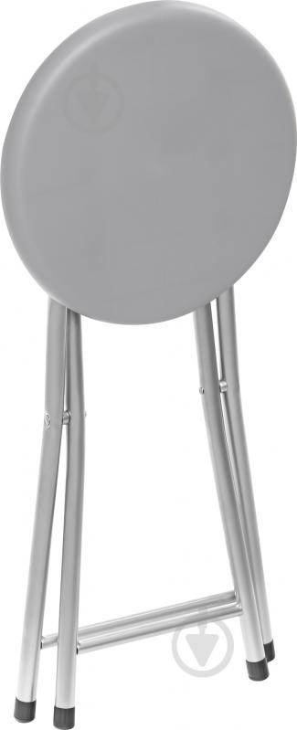 Табурет раскладной Fast серый / алюминий - фото 2