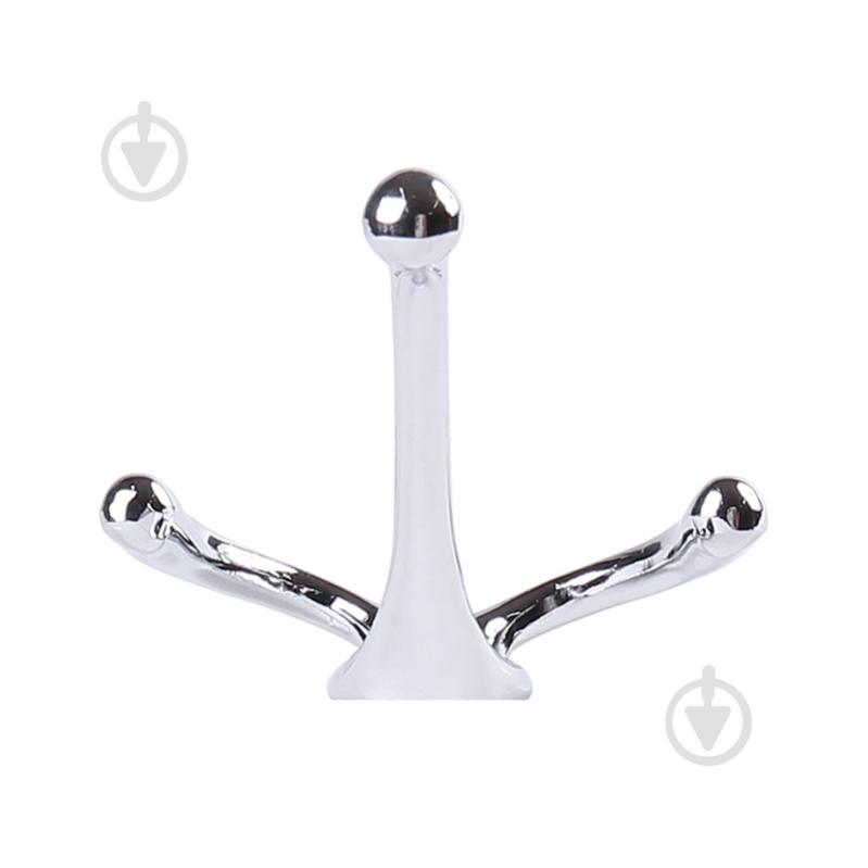 Крючок мебельный  Larvij LK0301CH хром - фото 3