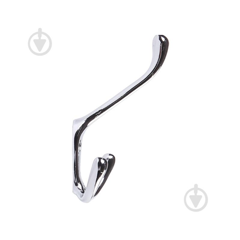 Крючок мебельный  Larvij LK0301CH хром - фото 2