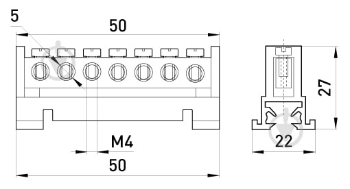 Шина нулевая E.NEXT e.bs.stand.1.7.green s025006 - фото 6