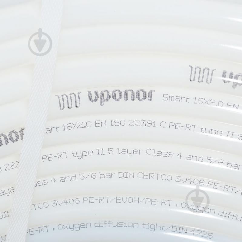 Труба Uponor PE-RT (антидифузійний захист) SMART UFH-PIPE Ø16 x 2,0 мм 6 бар 70 °С - фото 2