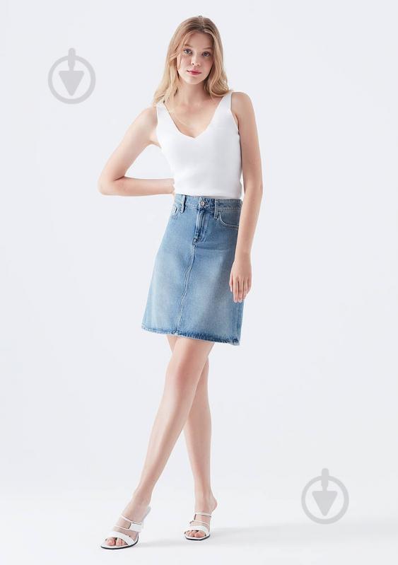 Юбка Mavi VALERIE Shaded Indigo Denim 1319831086 р. L синий - фото 2
