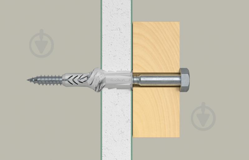 Дюбель универсальный с буртом fischer 8x50 мм 10 шт. (90870) - фото 6