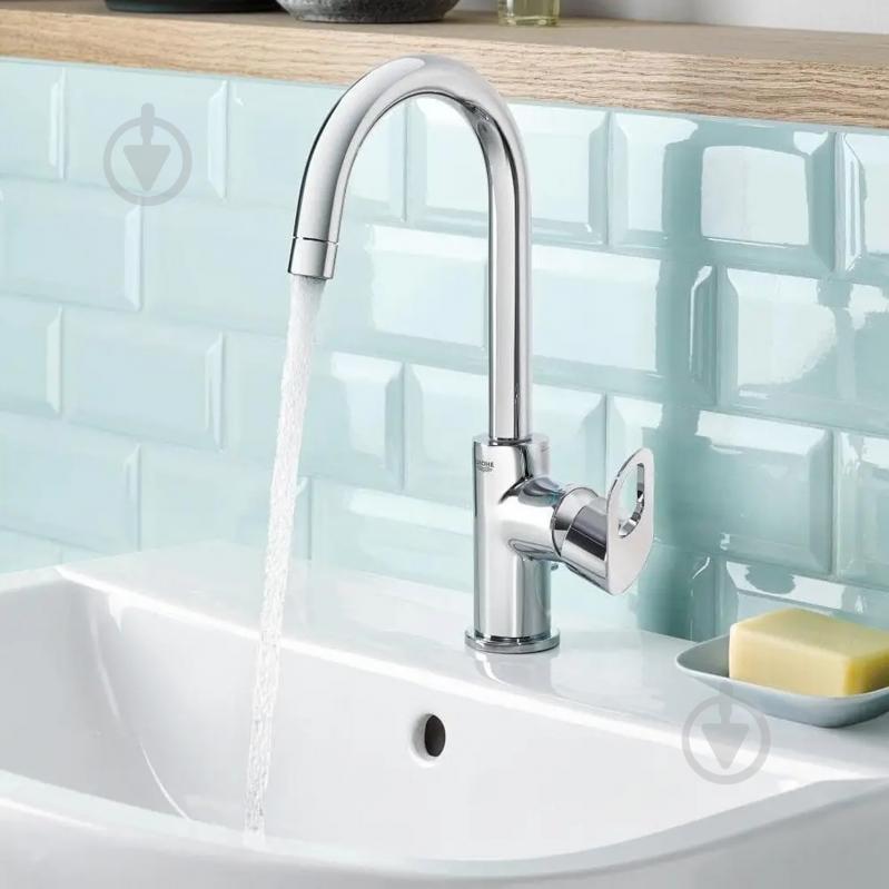 Смеситель для умывальника Grohe BauLoop L-Size 23763000 - фото 3