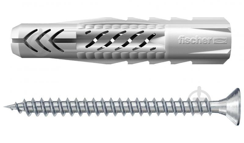 Дюбель універсальний дюбель UX 8x50 без бурта з шурупом FISCHER 8x50 мм 5 шт. (90873) - фото 1 Дюбель універсальний дюбель UX 8x50 без бурта з шурупом FISCHER 8x50 мм 5 шт. (90873) - фото 1